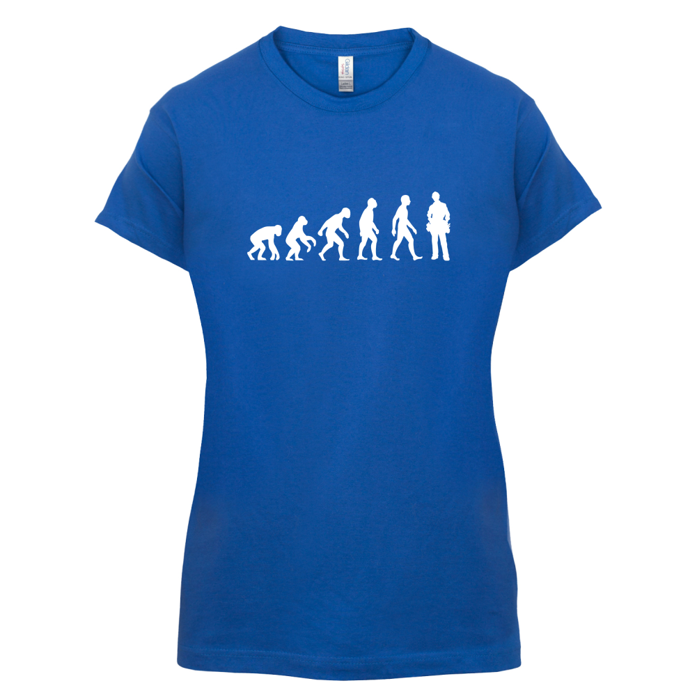 Evolution Of Man Electrician T Shirt