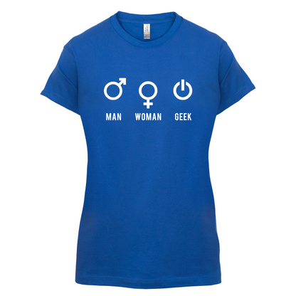 Man Woman GEEK T Shirt