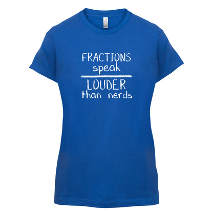 Fractions Louder Than Nerds T Shirt