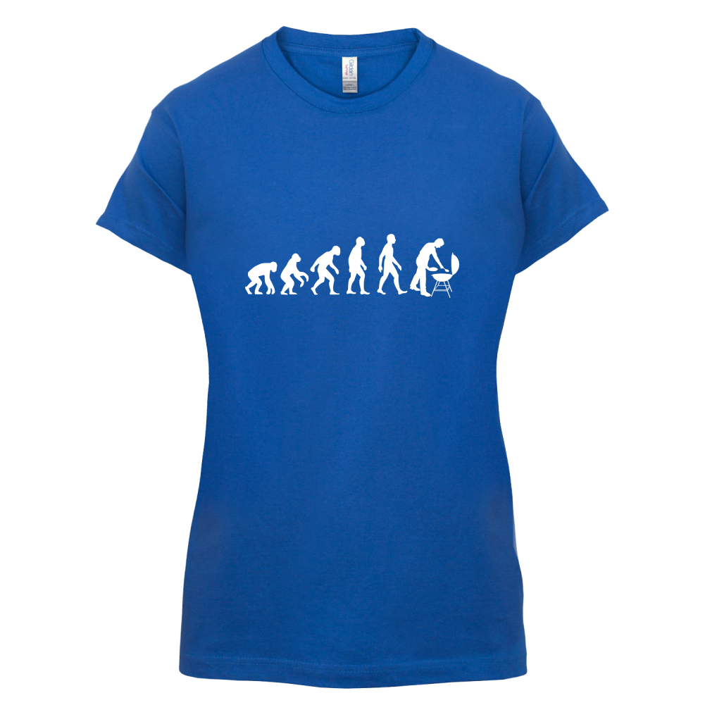 Evolution Of Man BBQ T Shirt