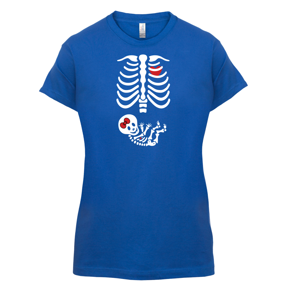 Skeleton Baby Girl T Shirt