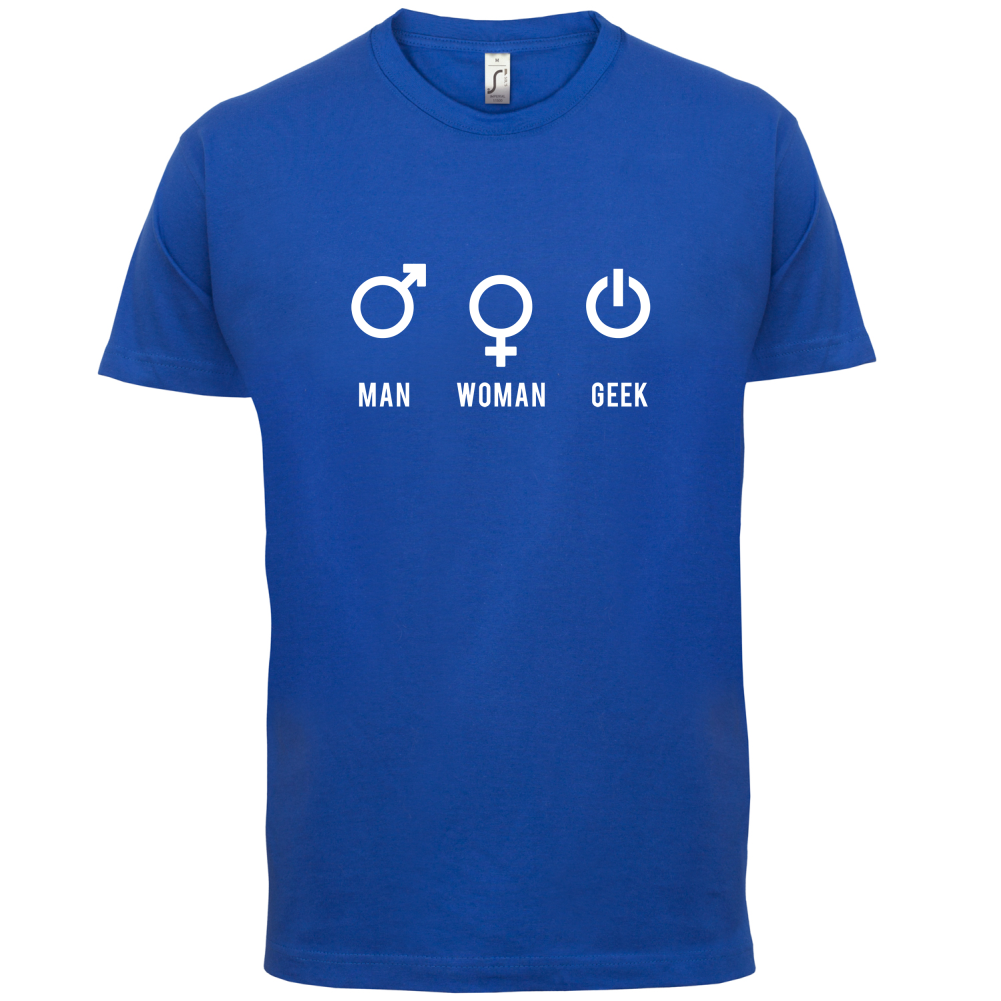 Man Woman GEEK T Shirt