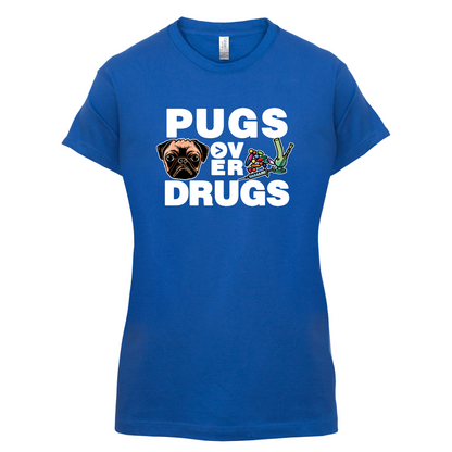 Pugs Over Drugs T Shirt