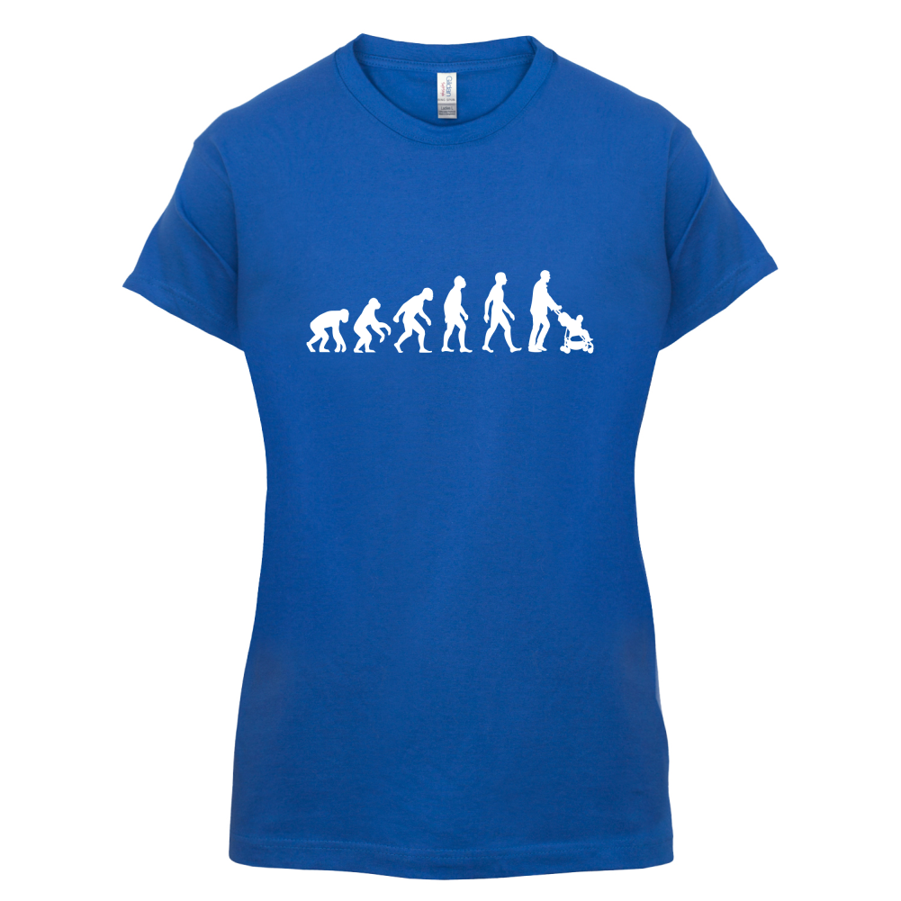 Evolution Of Man Push Chair T Shirt