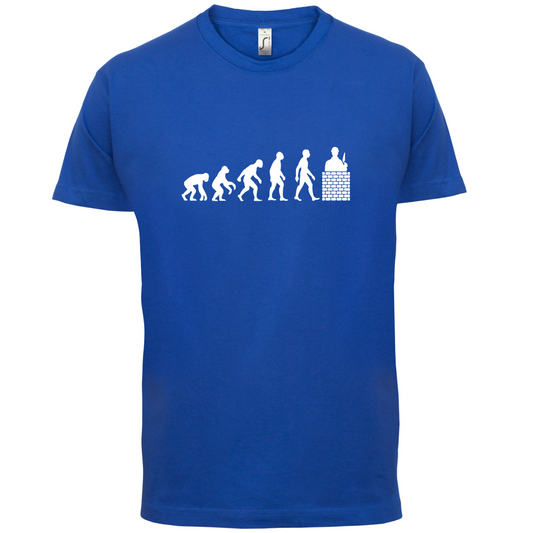 Evolution Of Man Brick Layer T Shirt