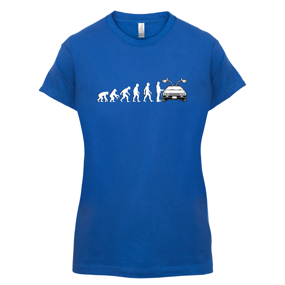 Evolution of Man DMC-12 Driver T Shirt