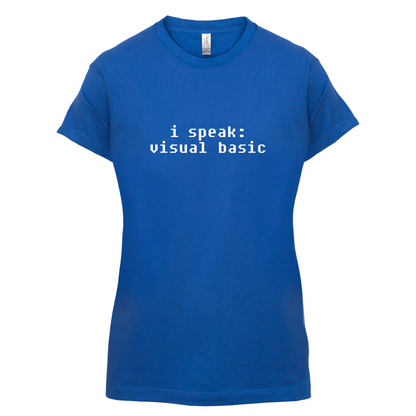 I Speak VB T Shirt