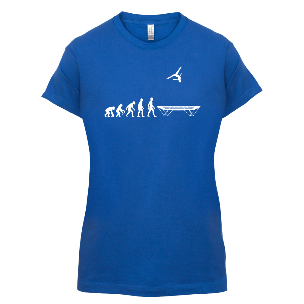 Evolution Of Man Trampolining T Shirt