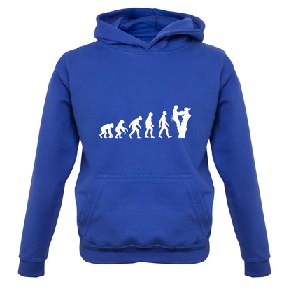 Evolution Of Man Tree Surgeon Kids T Shirt