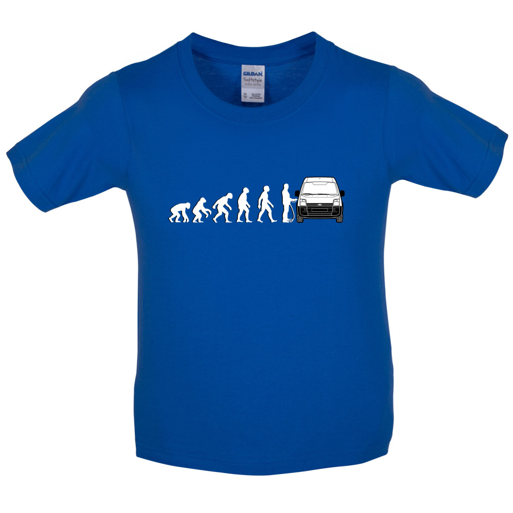 Evolution of Man Transit Driver Kids T Shirt