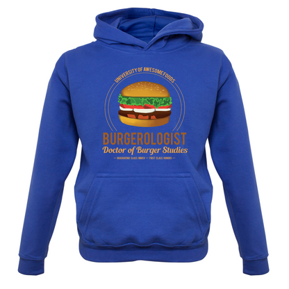 Burgerologist Kids T Shirt