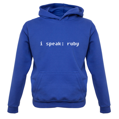 I Speak Ruby Kids T Shirt