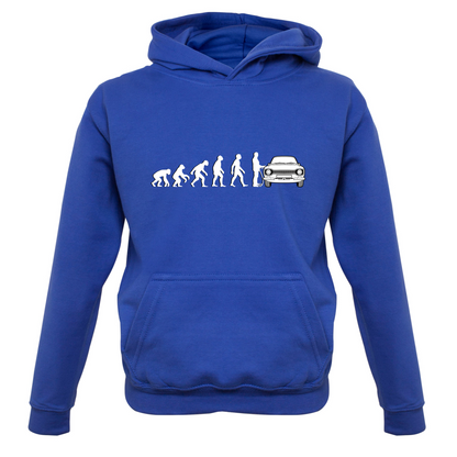 Evolution of Man Mk1 Escort Driver Kids T Shirt