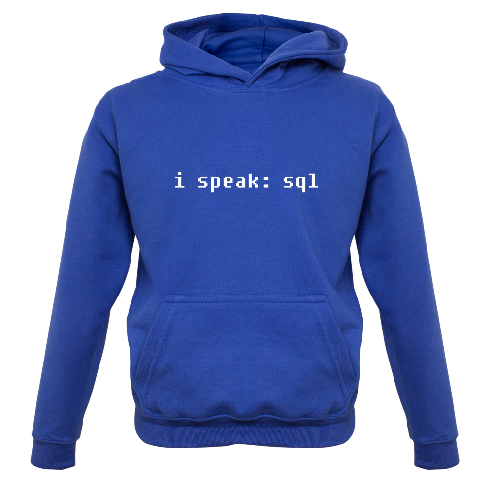 I Speak SQL Kids T Shirt
