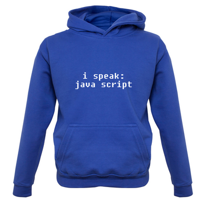 I Speak Javascript Kids T Shirt