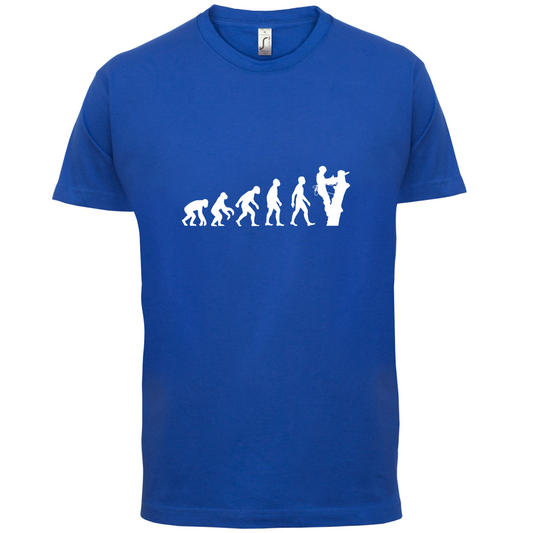 Evolution Of Man Tree Surgeon T Shirt