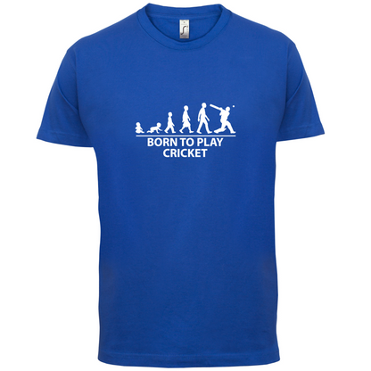 Born To Play Cricket T Shirt