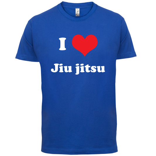 I Love Jiu Jitsu T Shirt