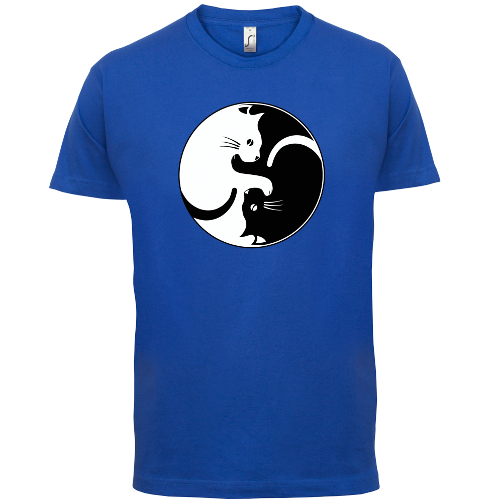 Yin Yang Cat T Shirt