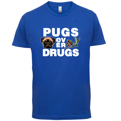 Pugs Over Drugs T Shirt