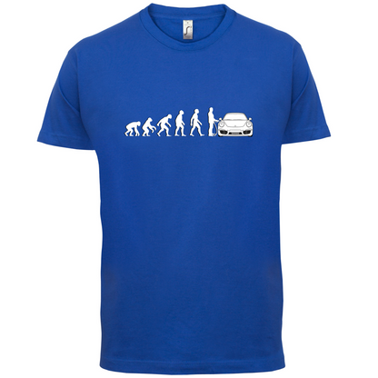 Evolution of Man 911 Driver T Shirt