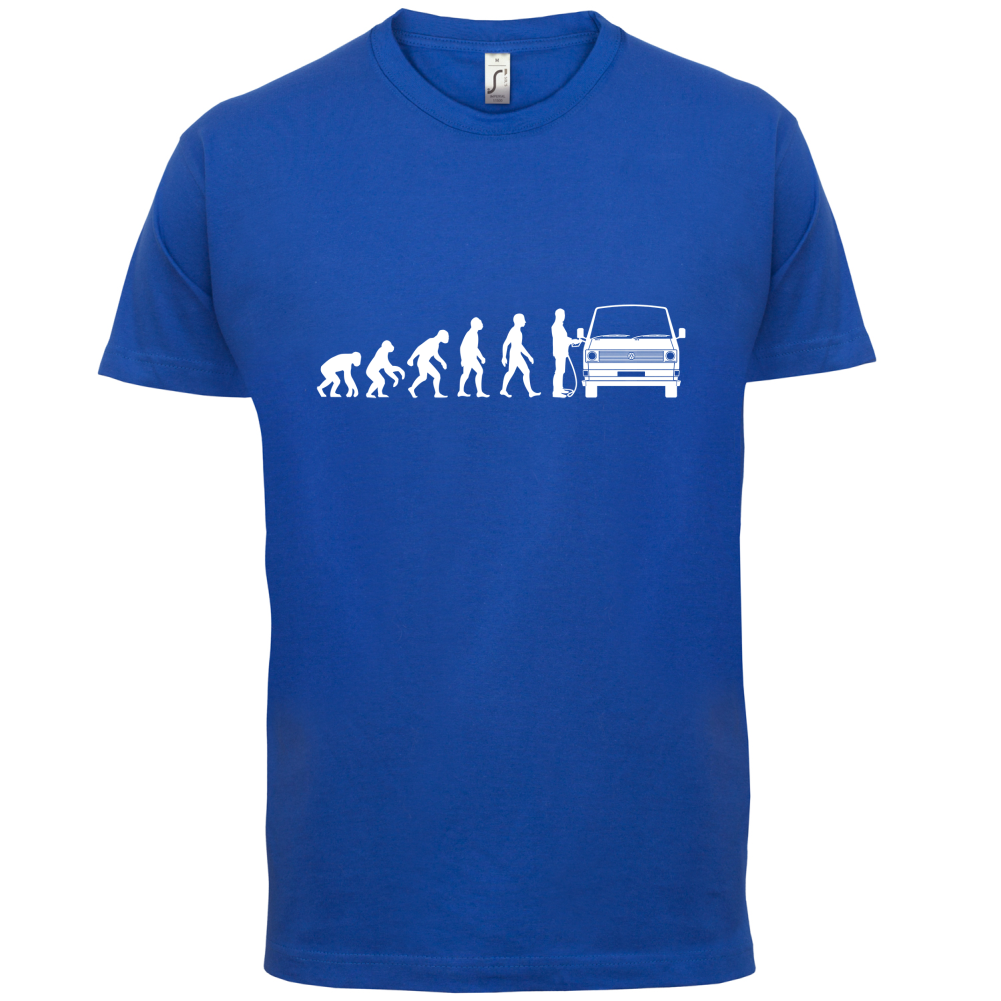 Evolution of Man T3 - T25 Campervan T Shirt