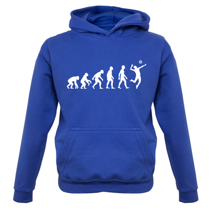 Evolution of Man Volleyball Kids T Shirt