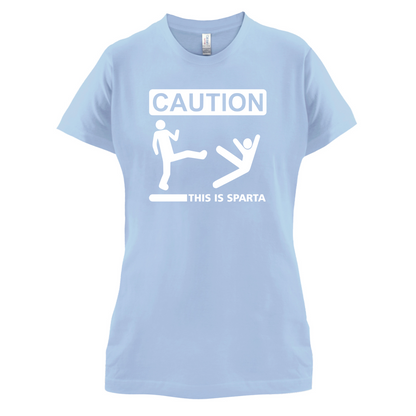 Caution This Is Sparta T Shirt