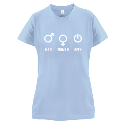 Man Woman GEEK T Shirt