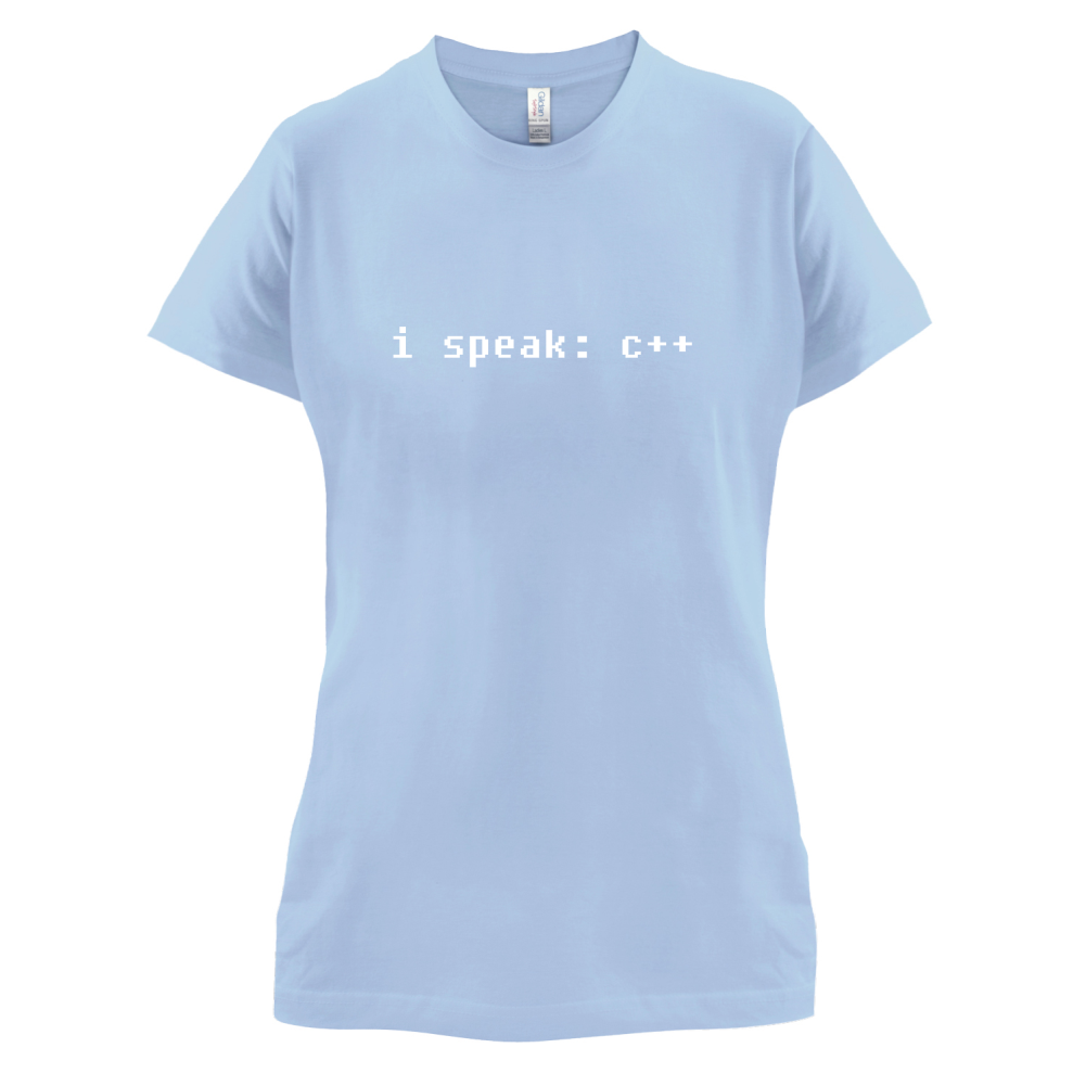 I Speak C Plus Plus T Shirt