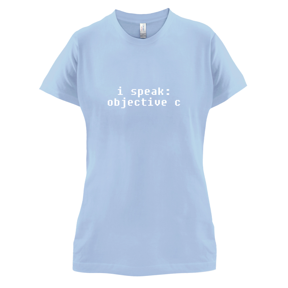 I Speak Objective C T Shirt