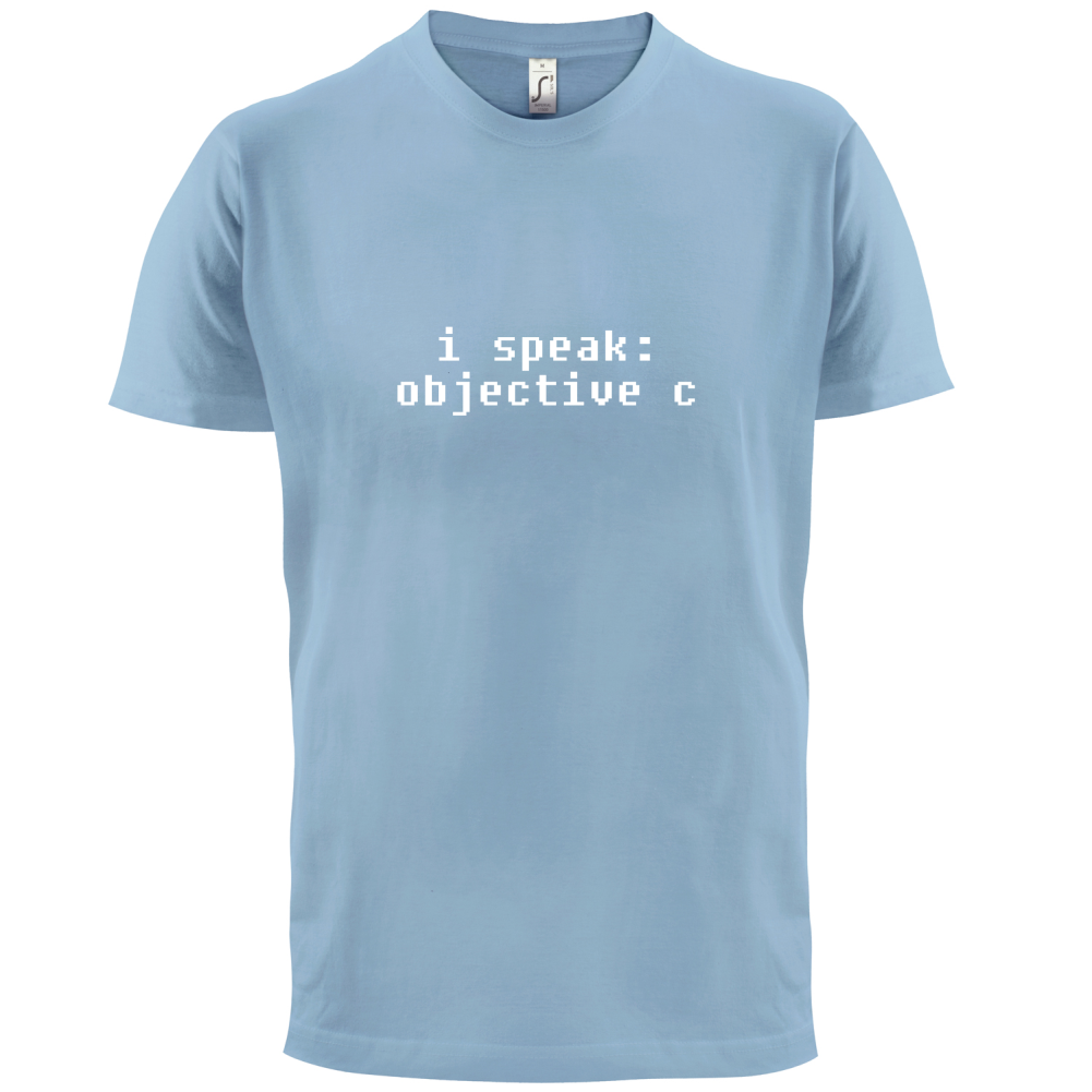 I Speak Objective C T Shirt