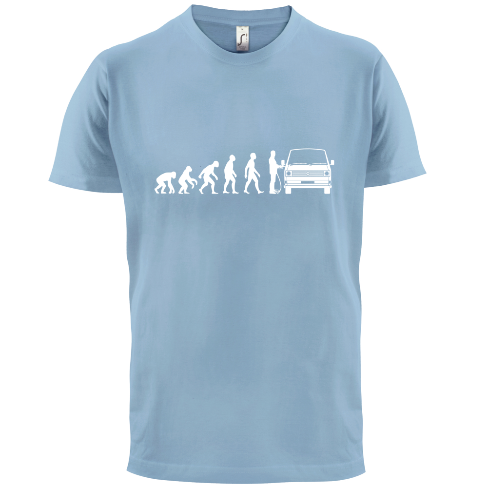 Evolution of Man T3 - T25 Campervan T Shirt
