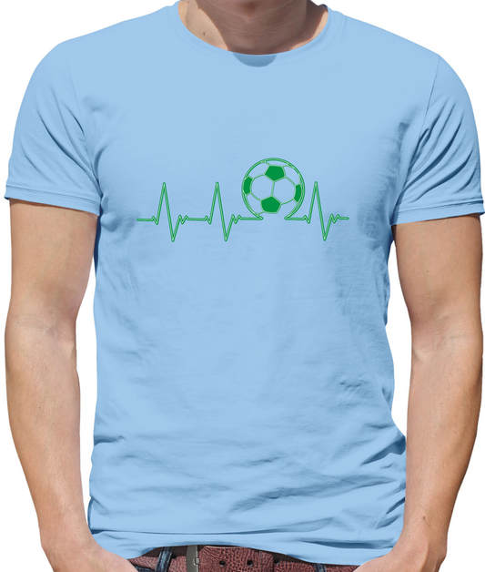 Football Heartbeat T Shirt