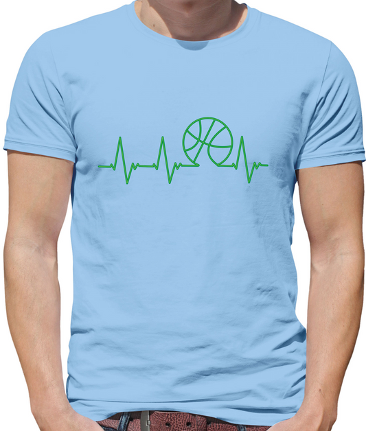 Basketball Heartbeat T Shirt