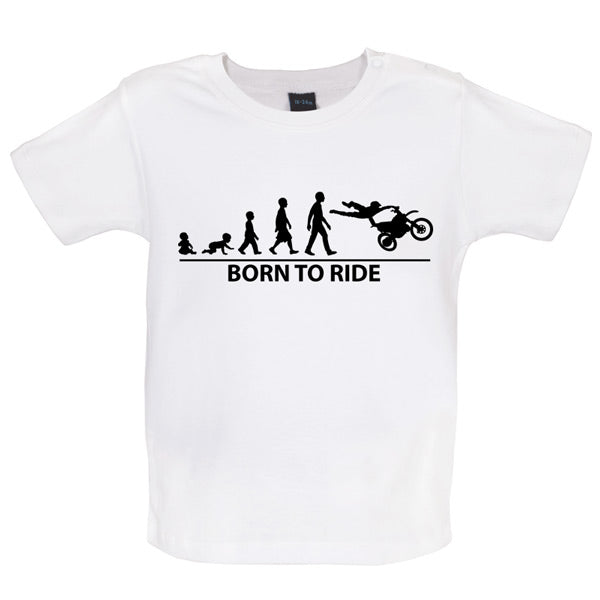 Born to Ride Baby Moto-x T Shirt