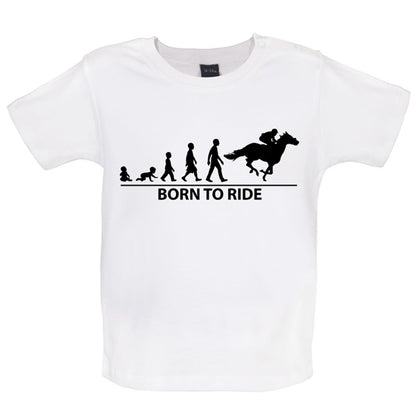 Born to Ride Baby Horse riding T Shirt