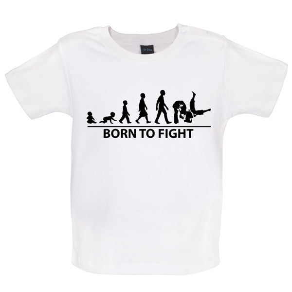 Born to Fight Baby Judo T Shirt