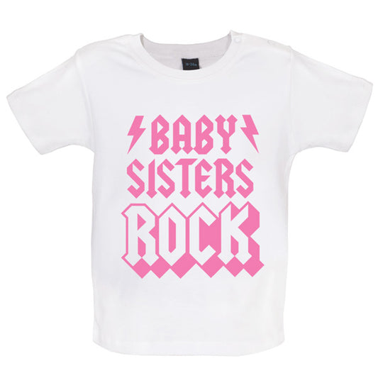 Baby Sisters Rock Baby T Shirt