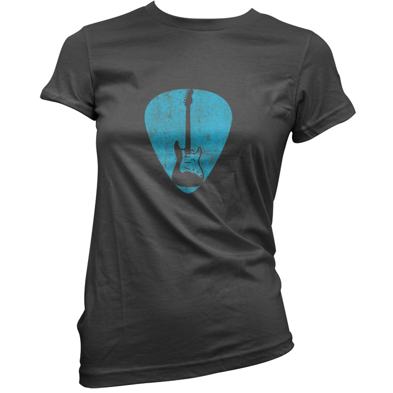 Guitar Pick Full Silhouette T Shirt