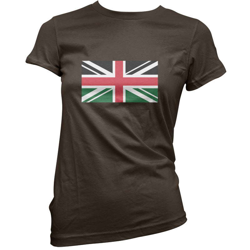 Kenya Union Jack Flag T Shirt