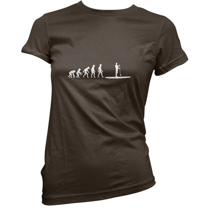 Evolution Of Man Paddle Board T Shirt