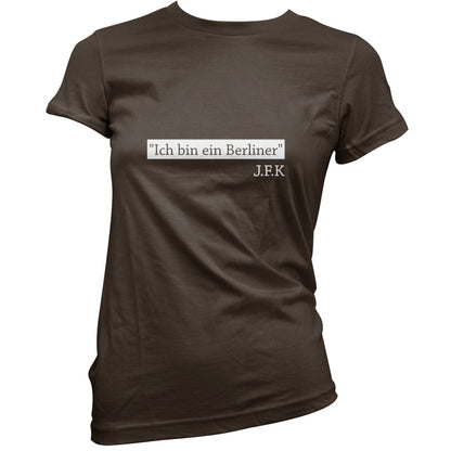 Ich Bin Ein Berliner T Shirt