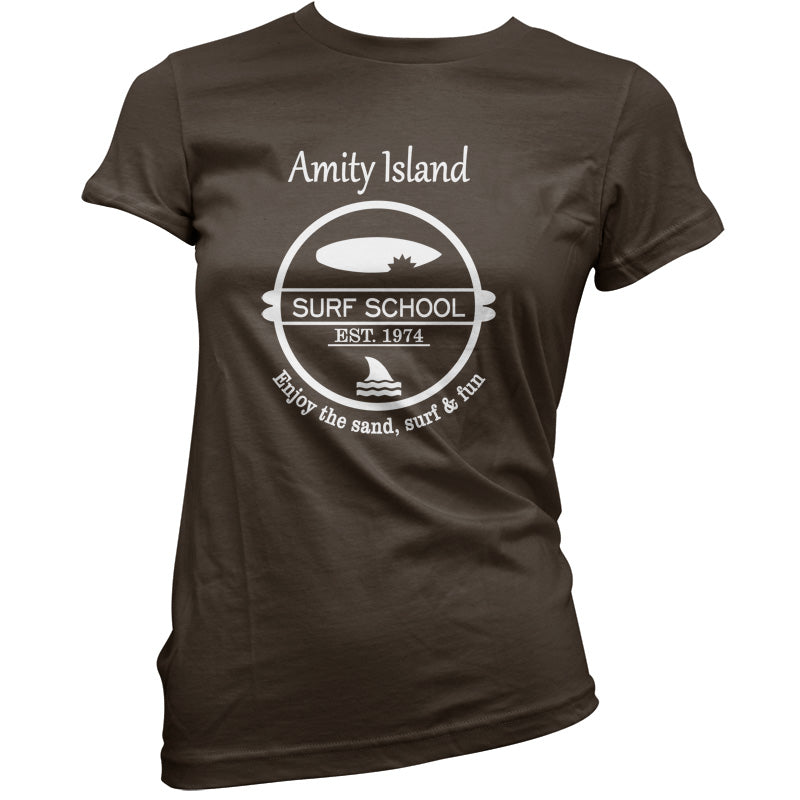 Amity Island Surf School Est.1974 T Shirt