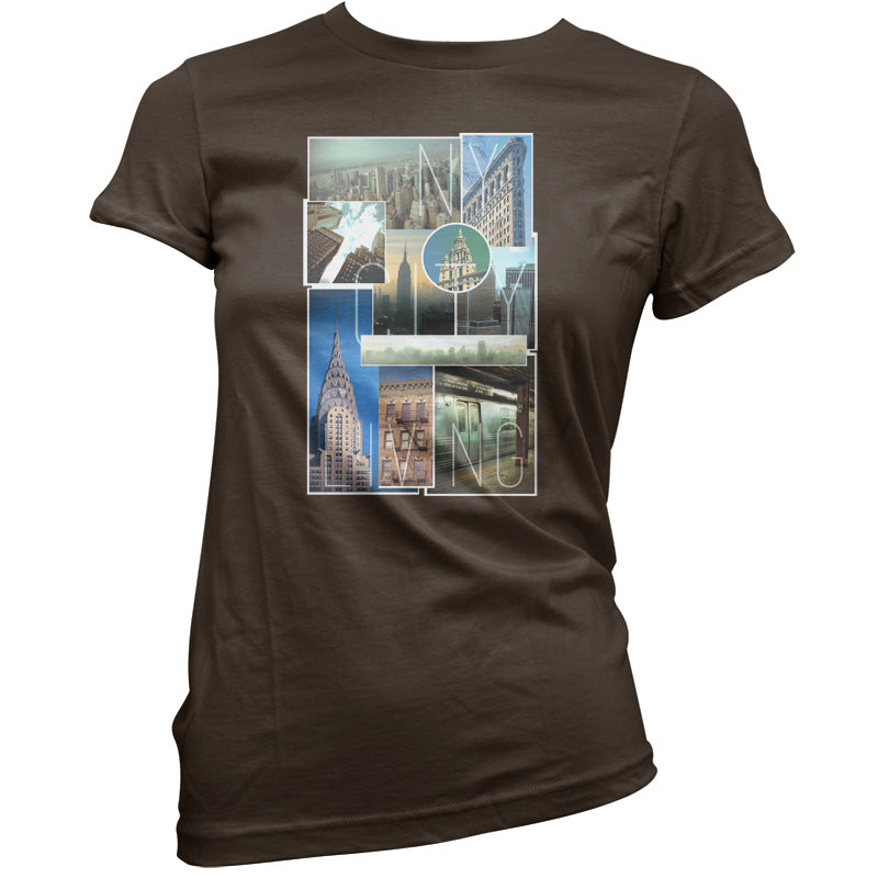 New York City Living Collage T Shirt