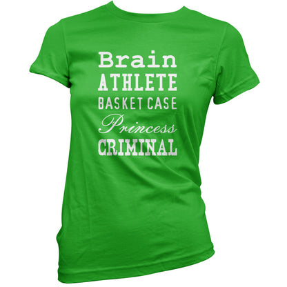 Brain Athlete Basket Case Princess Criminal T Shirt