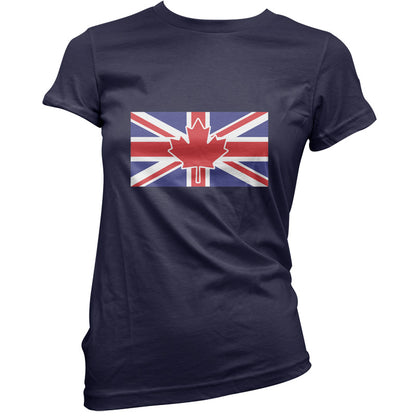 Canadian Union Jack Flag T Shirt