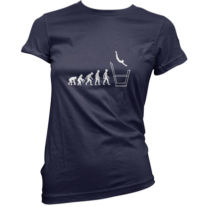 Evolution Of Man Uneven Bars T Shirt