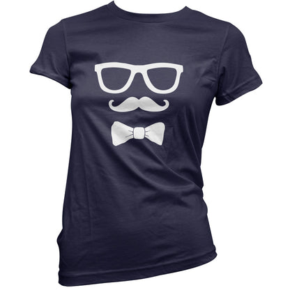 Glasses Moustache Bowtie T Shirt