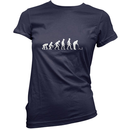 Evolution Of Man Croquet T Shirt